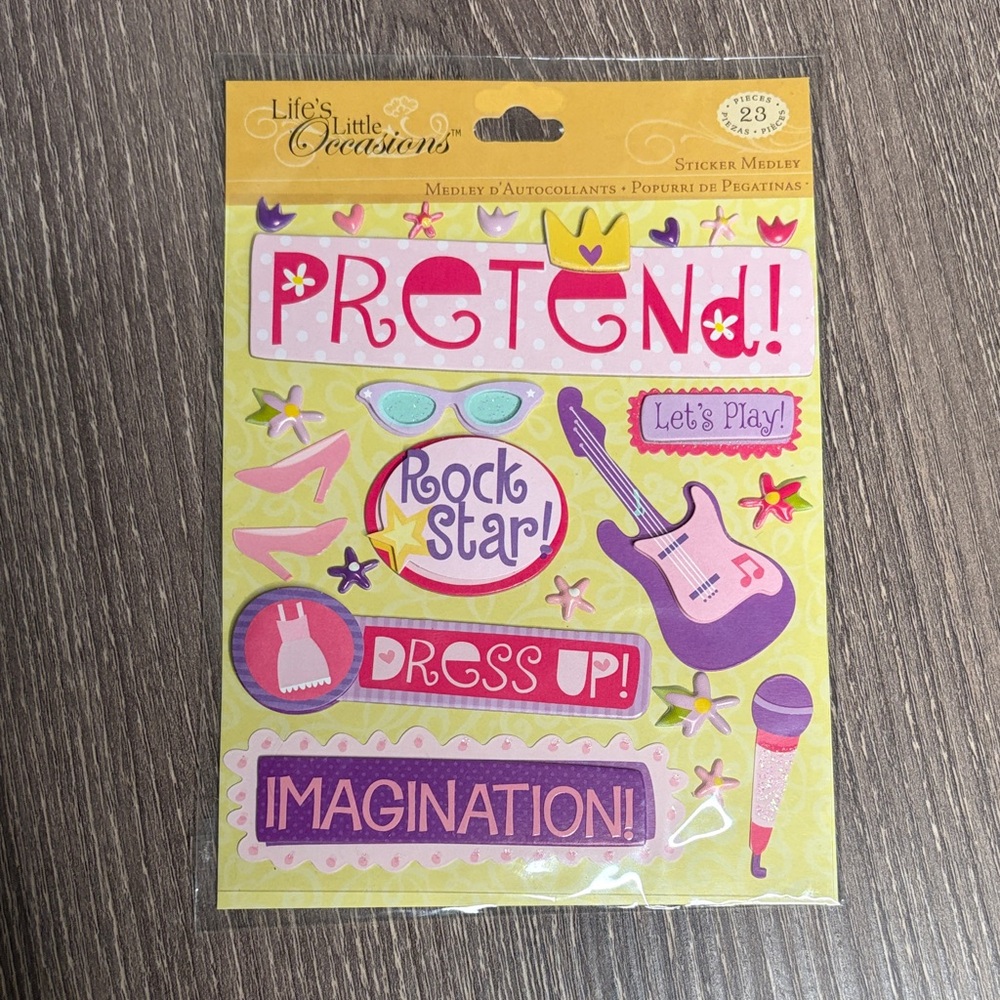 ❤️$6 Life's Little Occasions Pretend Sticker Medely